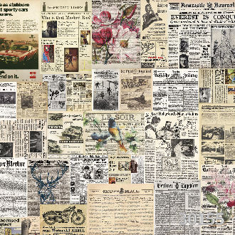 Коллаж из газет