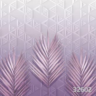 Palm leaves pink