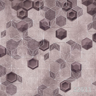 Hexagons pink