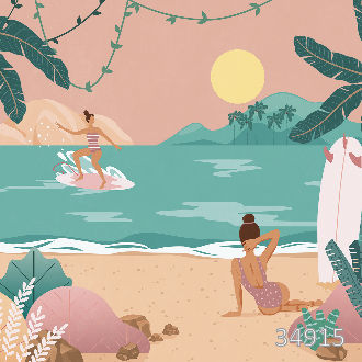 Девушки на пляже